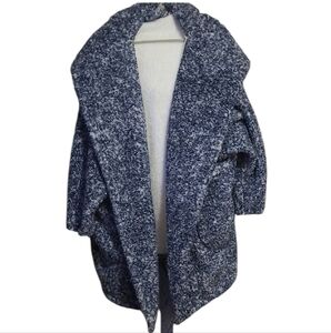 G.I.L.L. Blue Marled Cardigan Sweater